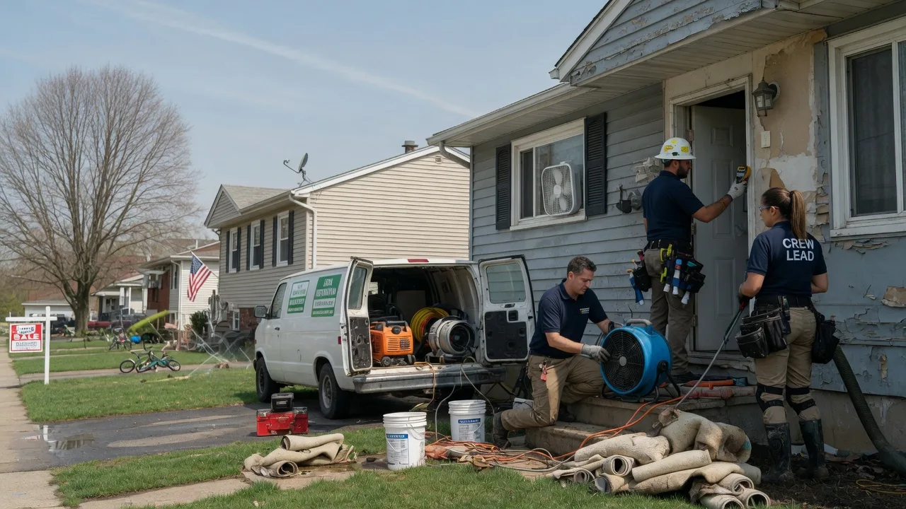 Flood Cleanup in Monroeton, PA near me