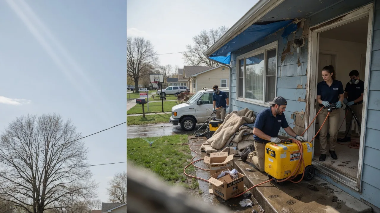 Basement Flood Cleanup in Monroeton, PA near me